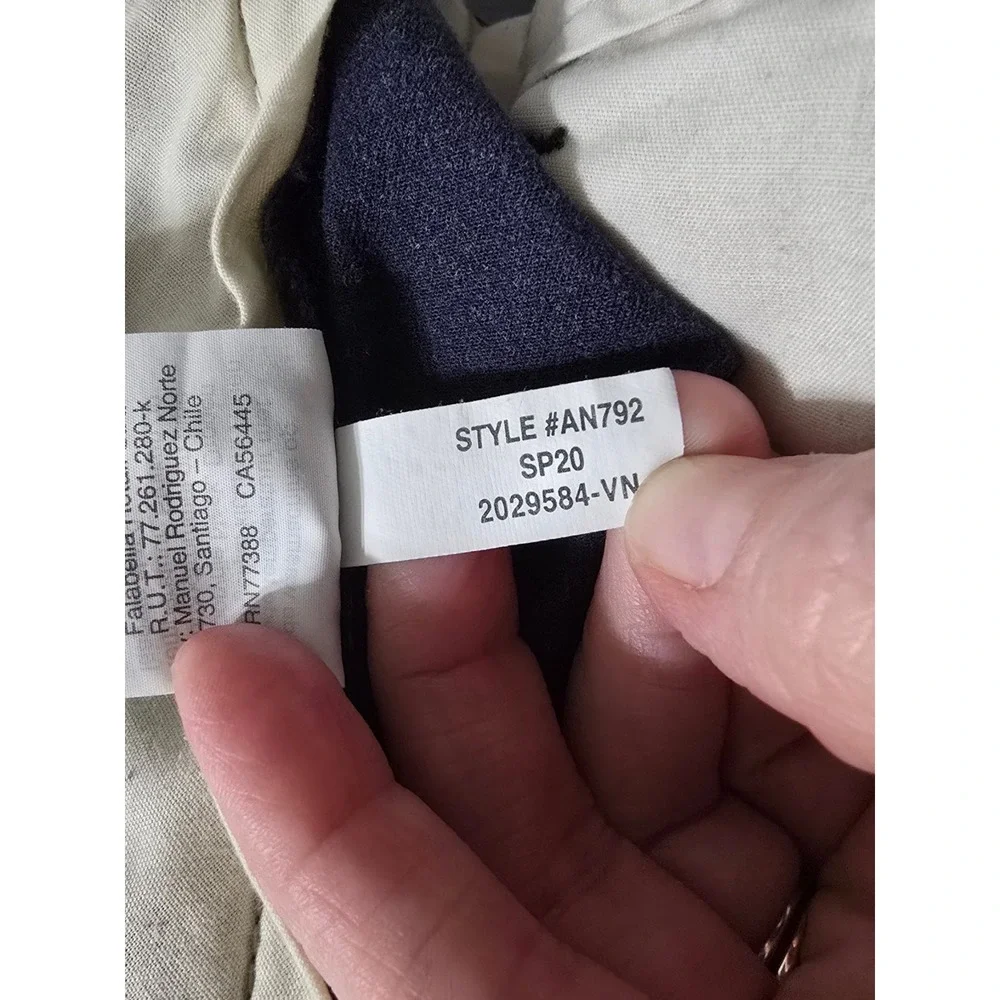 J. Crew Factory Flex Skinny Fit Washed Chino Pants In Navy Sz 32x30 - Picture 9 of 12